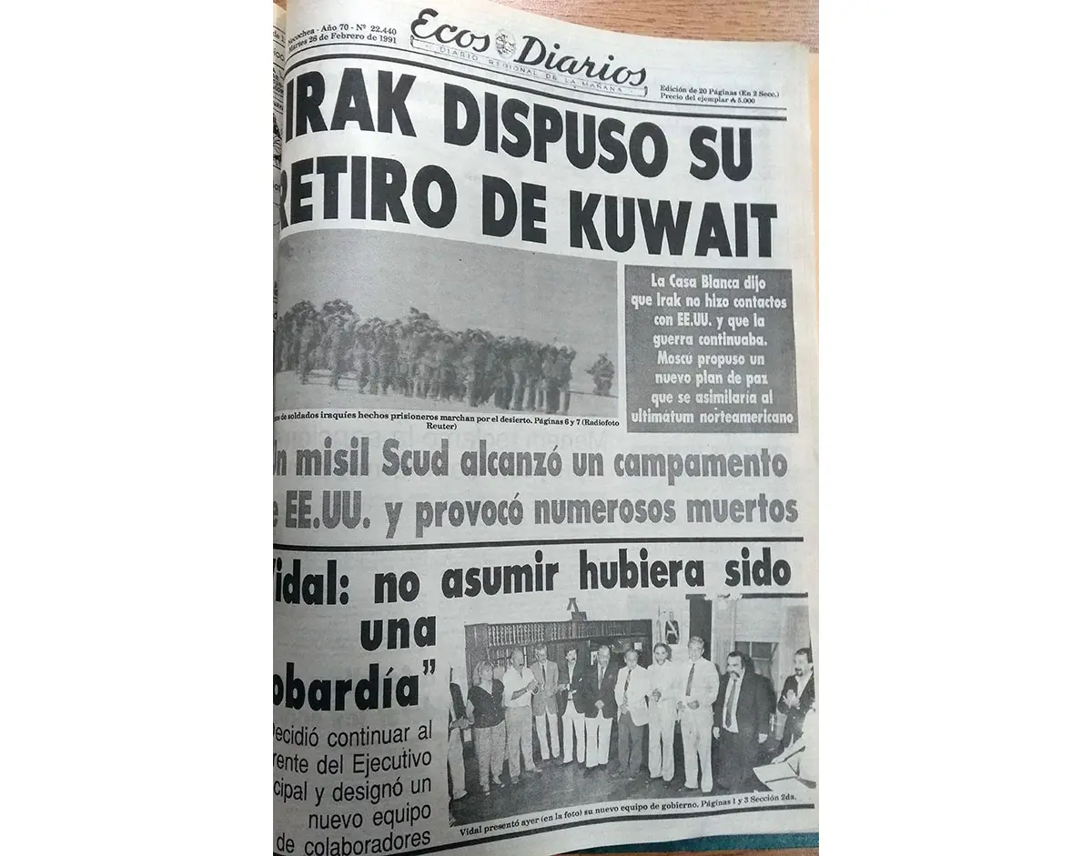 Martes 26 de febrero de 1991