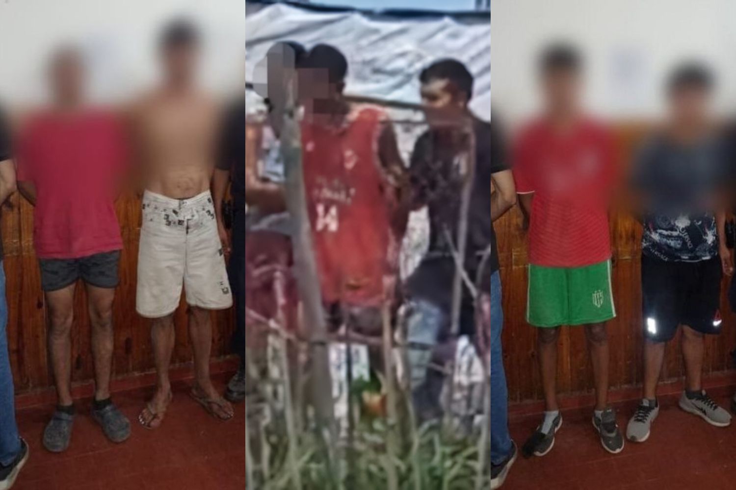 Los cinco detenidos son oriundos de San Pedro.