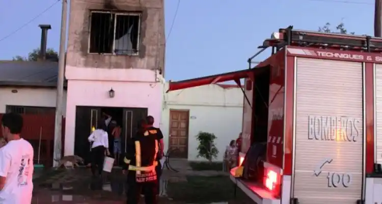 Incendio en una vivienda