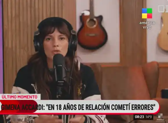 "Soy una hija de puta, me arrepiento": Gimena Accardi reconoció haberle sido infiel a Nico Vázquez