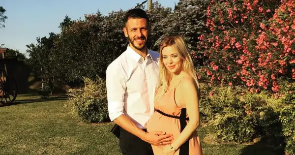 Nació Emma, la hija de Evangelina Anderson y Martín Demichelis