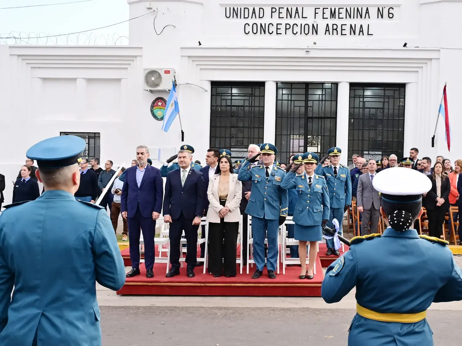 Aluani y Roncaglia encabezaron el centenario de la Unidad Penal N° 6 y entregaron equipamiento y vehículos al Servicio Penitenciario