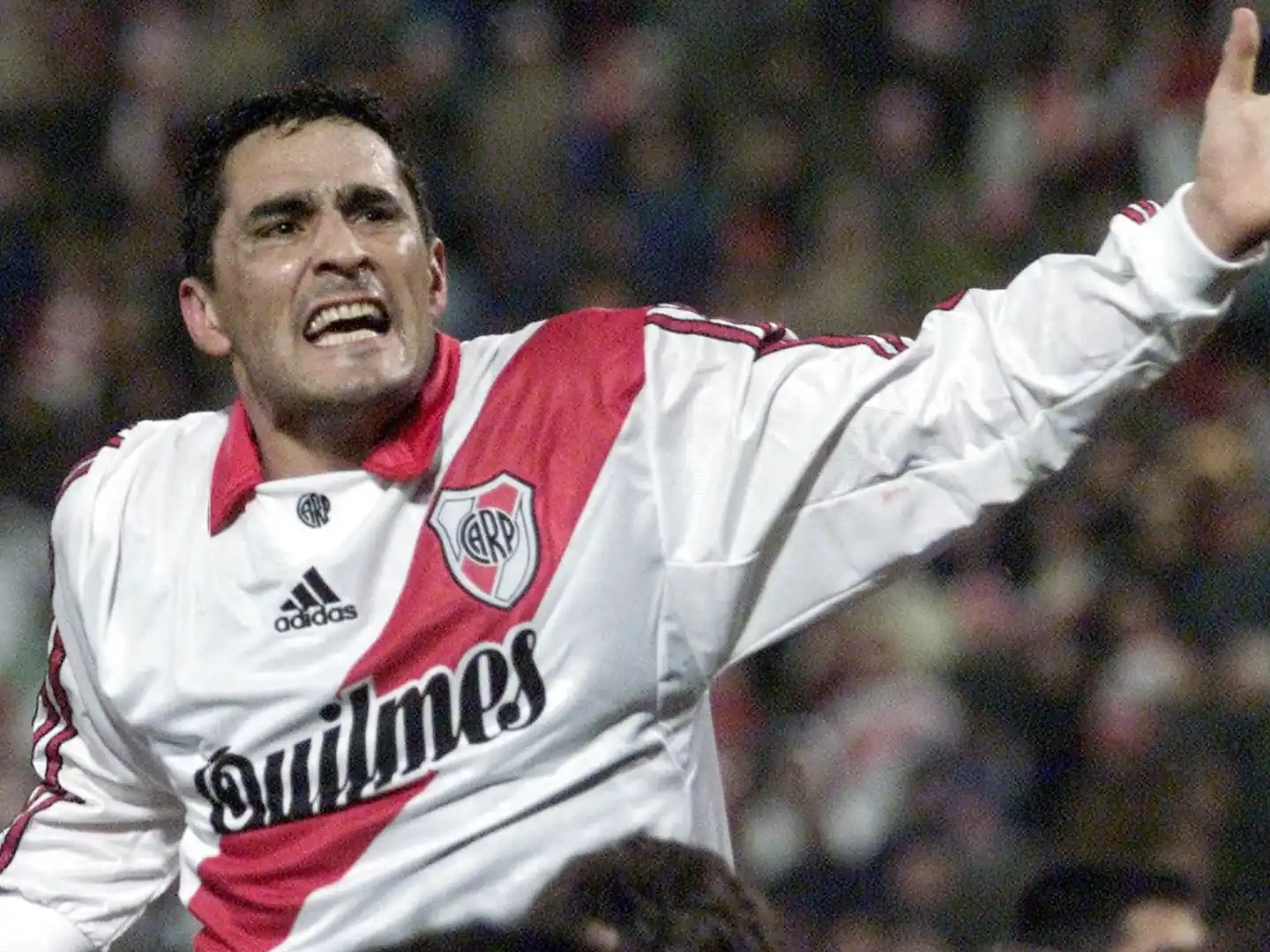 Hernán Díaz en su etapa como jugador de River.