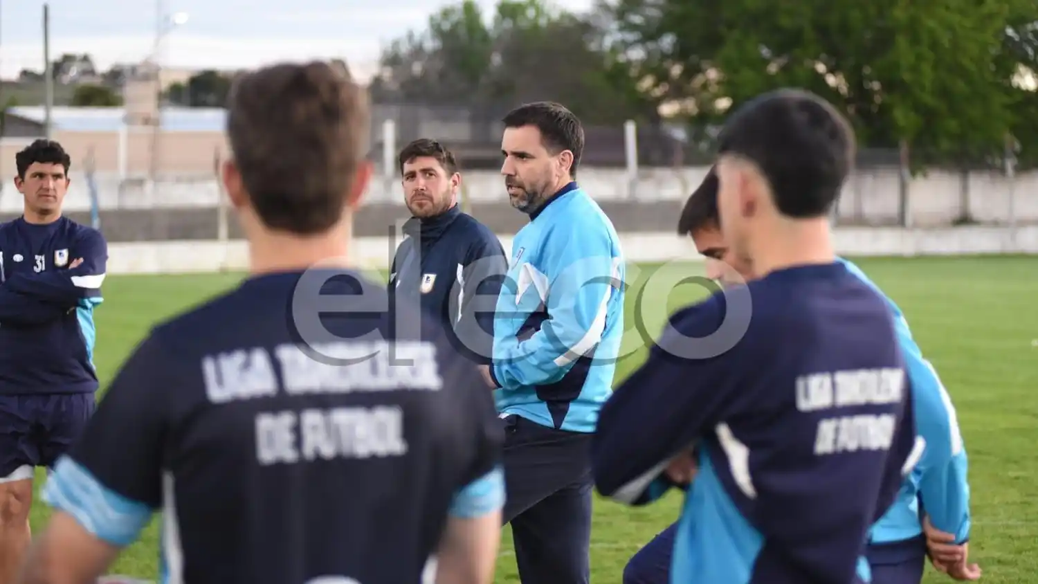 Moreno, en un entrenamiento con el seleccionado tandilense.