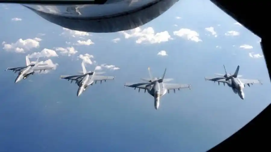 Aviones de la OTAN en refuerzo a Ucrania.