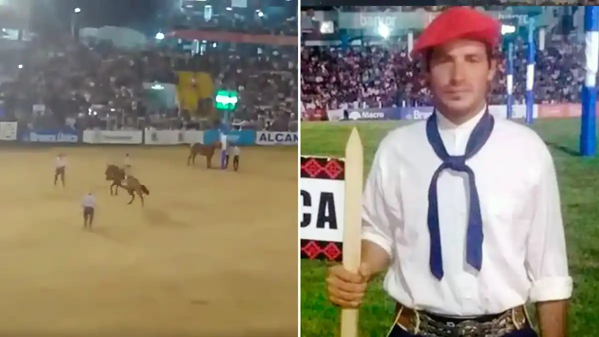 Un jinete murió en el Festival de Jesús María: el video de la fatal caída