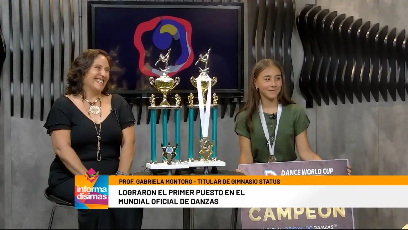 Lograron el primer premio puesto en el mundial oficial de danzas