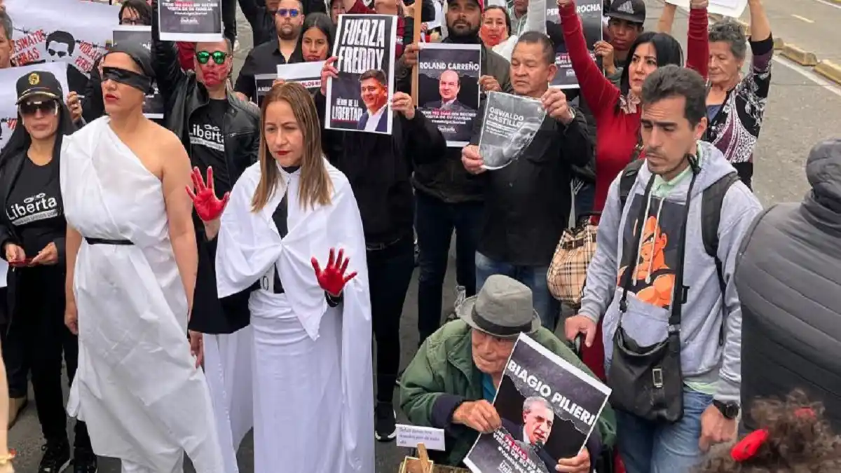 «LIBERTAD PARA LOS PRESOS POLÍTICOS»: lo que exigen los venezolanos en Colombia