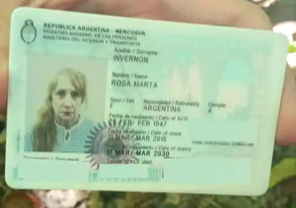 Rosa Marta Invernon fue asesinada el 16 de octubre.