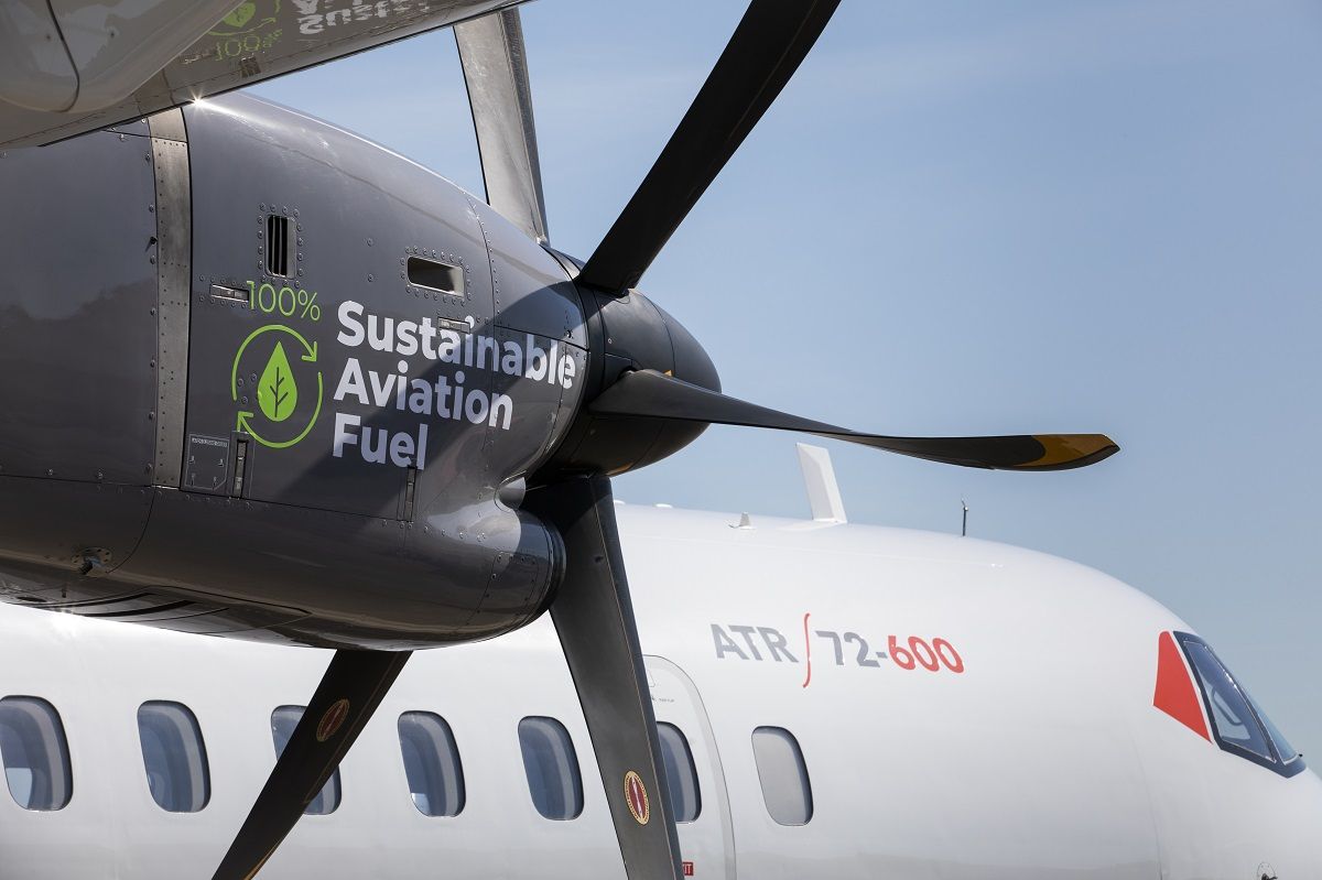 ATR and Pratt & Whitney will work to offer engines run by 100% of SAF by 2025