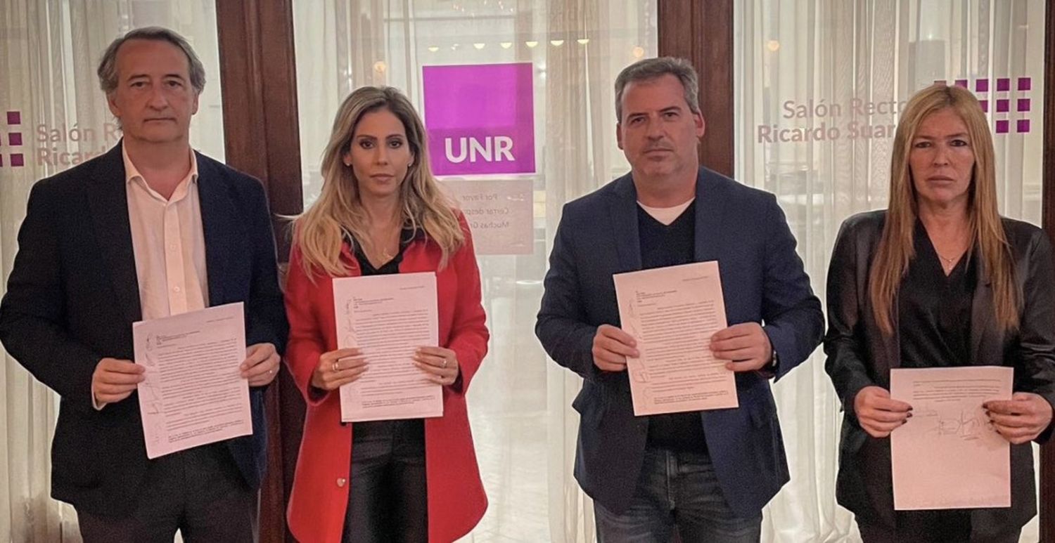 Desde La Libertad Avanza cuestionaron la decisión de desobligar a los alumnos por parte de la UNR y aventuraron una victoria contundente de Milei