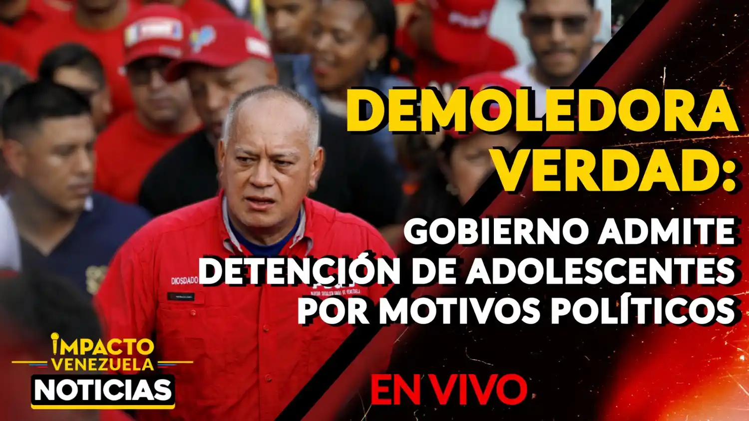 DEMOLEDORA VERDAD: Gobierno admite detención de adolescentes por motivos políticos – VIDEO