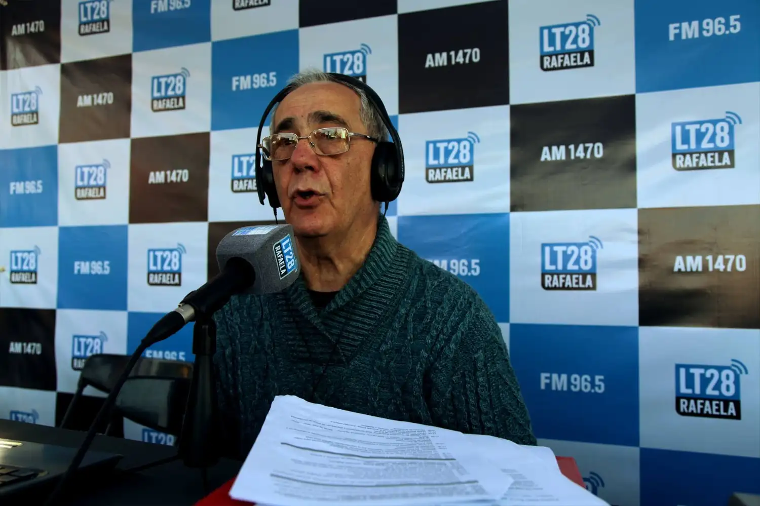 Alcides Castagno, en los micrófonos de LT28 Radio Rafaela