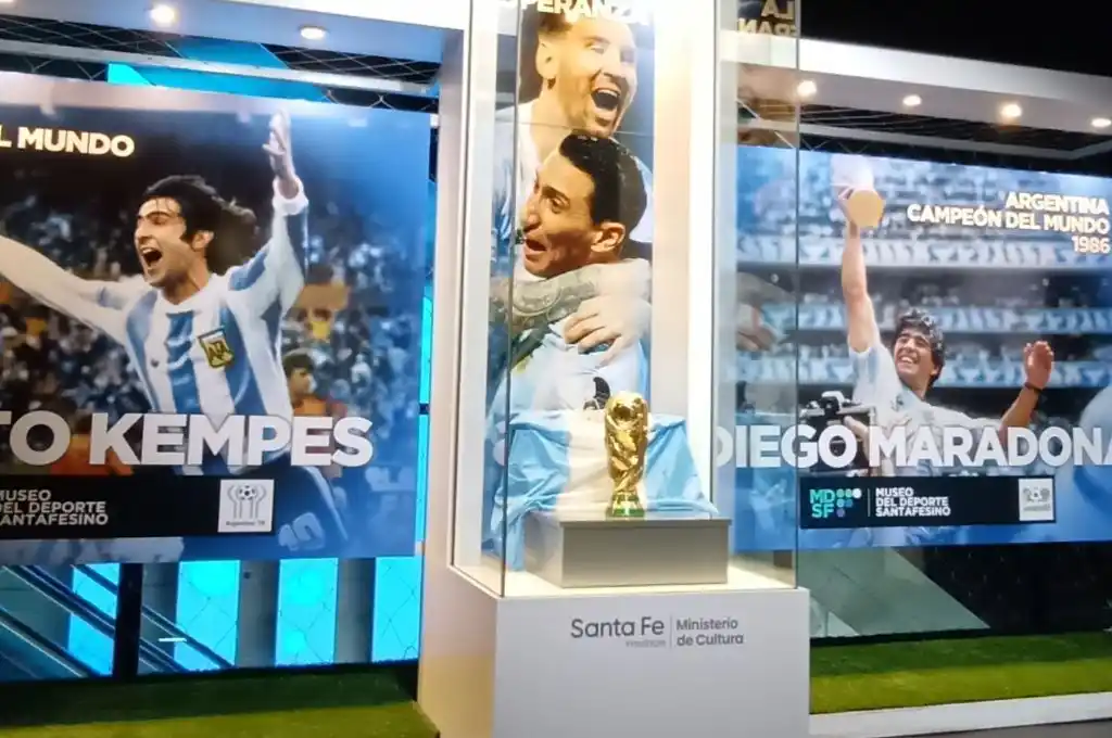 Rosario: fotografíate con la Copa del Mundo en el Museo del Deporte Santafesino