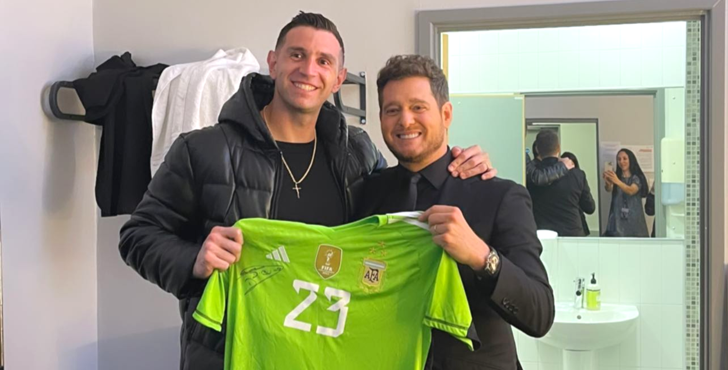 El posteo del Dibu Martínez y Michael Bublé que se volvió viral