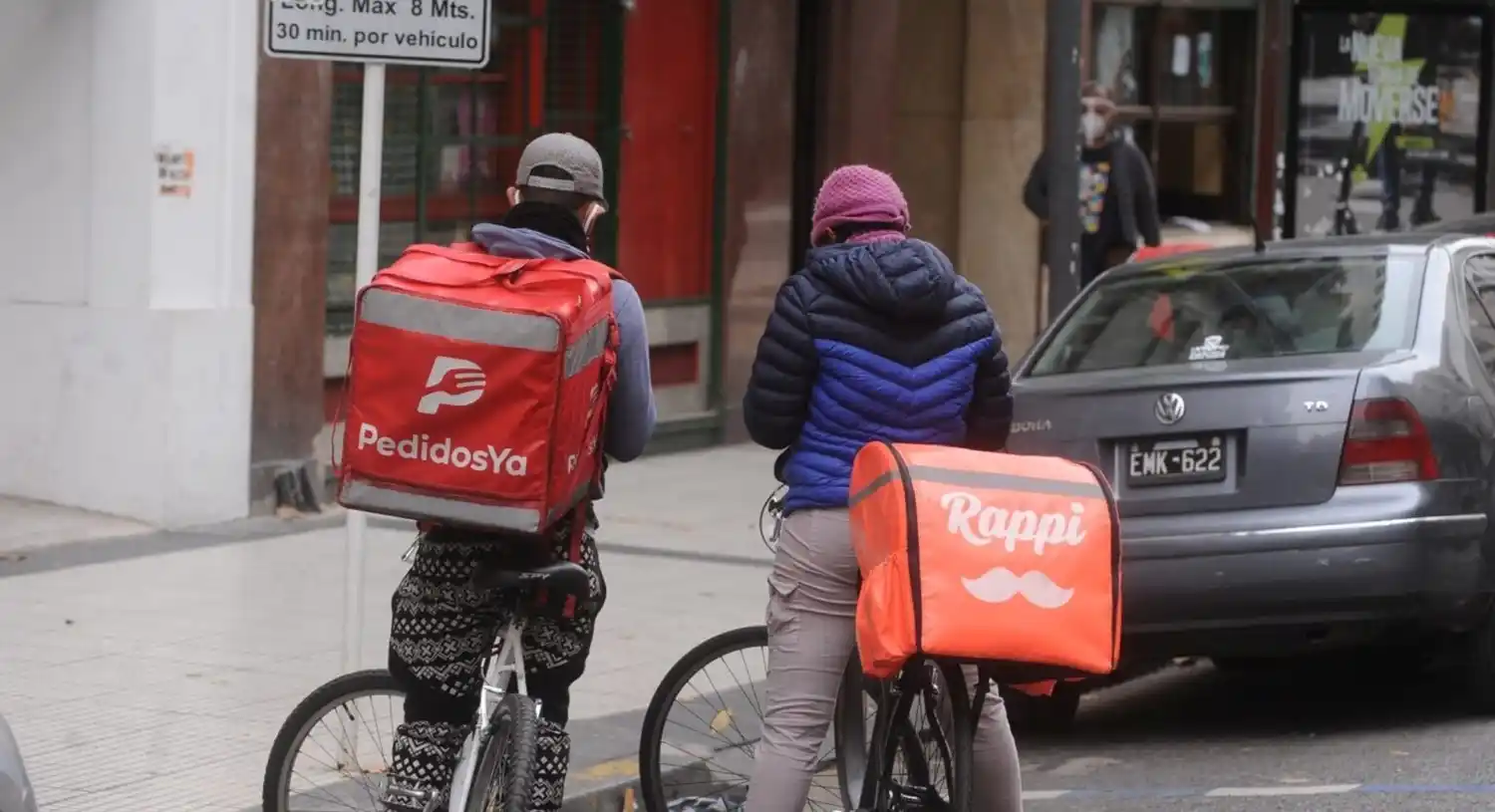 Las autoridades relevaron a más de 170 repartidores en distintos distritos.