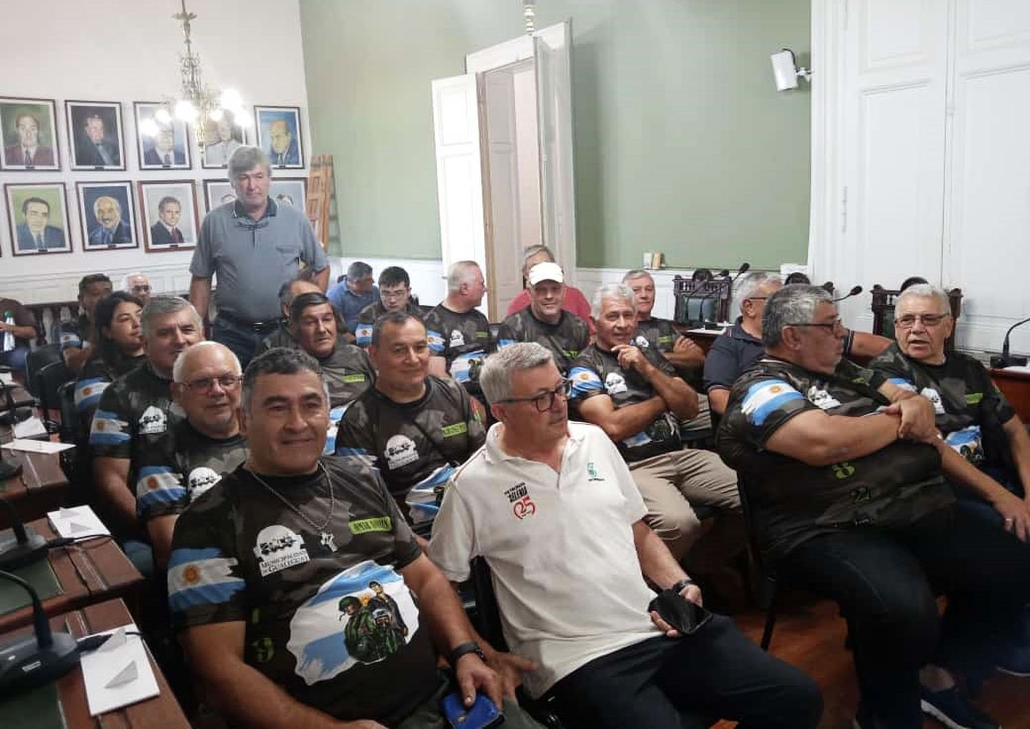 Fueron veintiuno los soldados reconocidos.