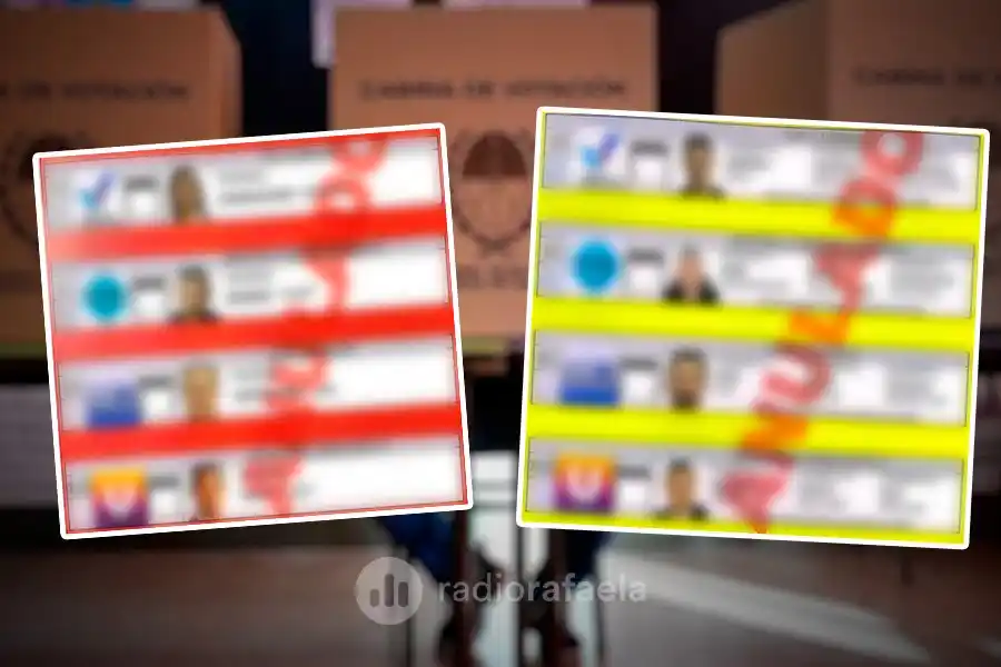 Así lucirán las boletas a intendente y a concejal para las elecciones generales en Santa Fe