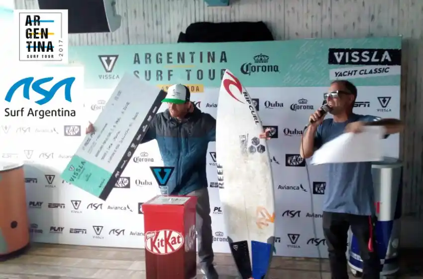 Surf: Leandro Usuna y Lucía Indurain se coronaron en el Yacht Classic