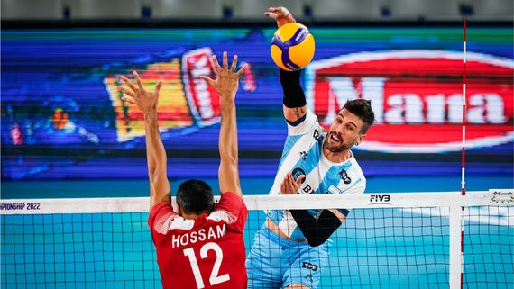 Argentina le ganó 3-2 a Egipto y se clasificó a los octavos de final del Mundial de Vóleibol