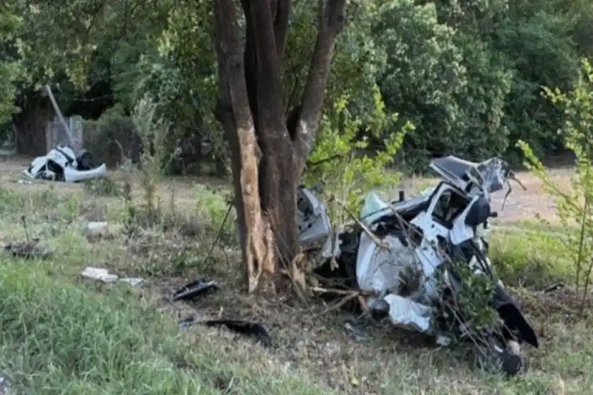 Fuerte choque en Ruta 33: hay un muerto y un herido