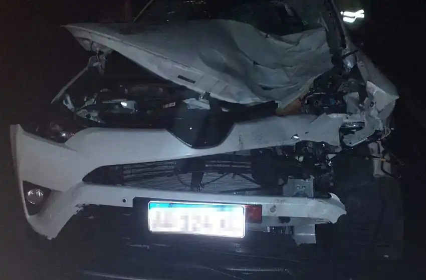 Siniestro vial en la autopista Rosario-Santa Fe: tres autos y un caballo involucrados