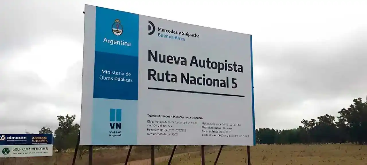 Obra paralizada en ruta 5