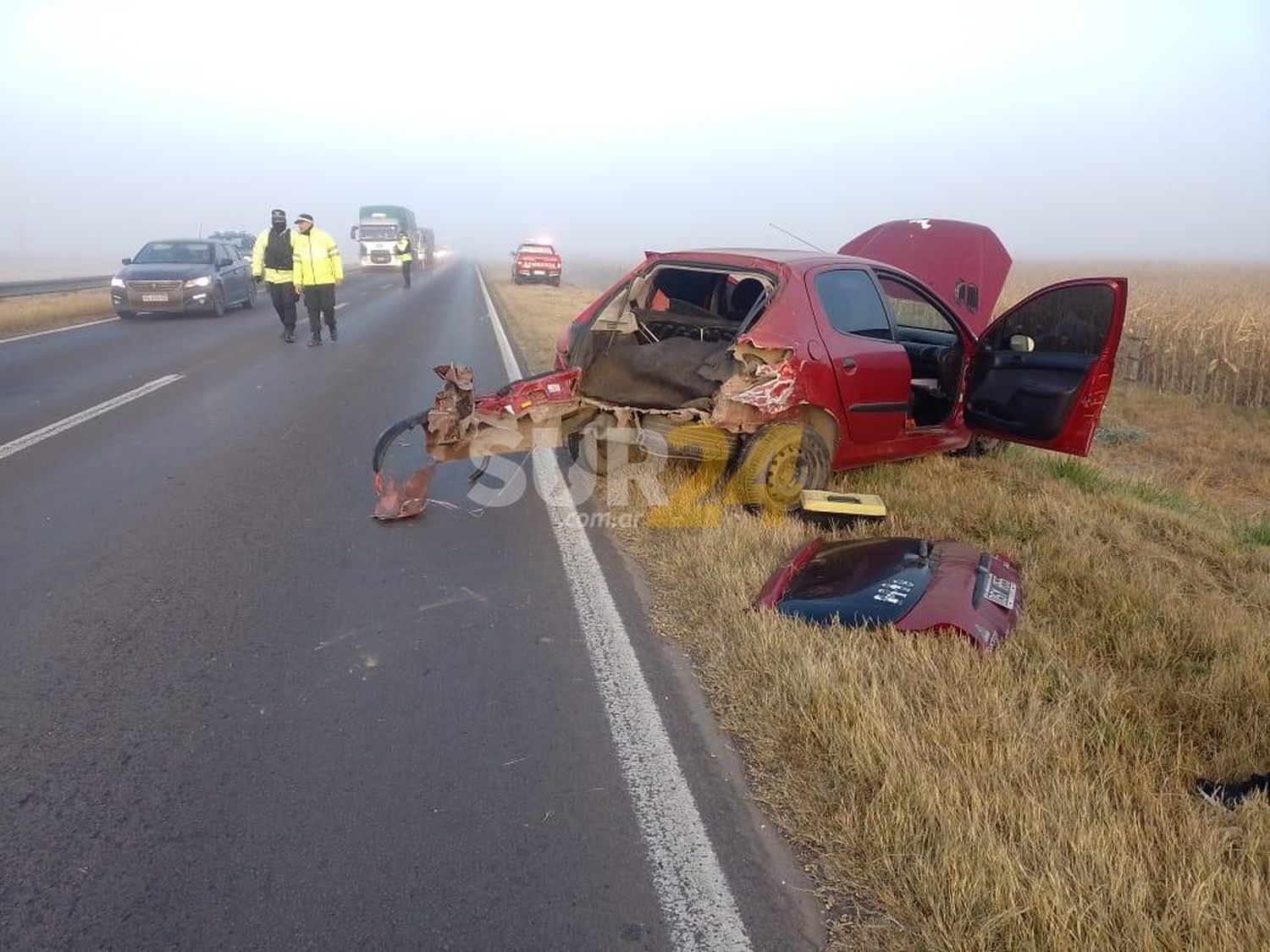 Ruta 33: en 158 días se registraron 76 accidentes, 8 víctimas fatales y 51 personas lesionadas