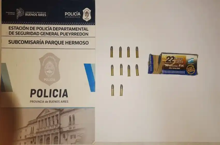 Parque Hermoso: violó la medida de restricción y esperaba a su ex con balas en el bolsillo