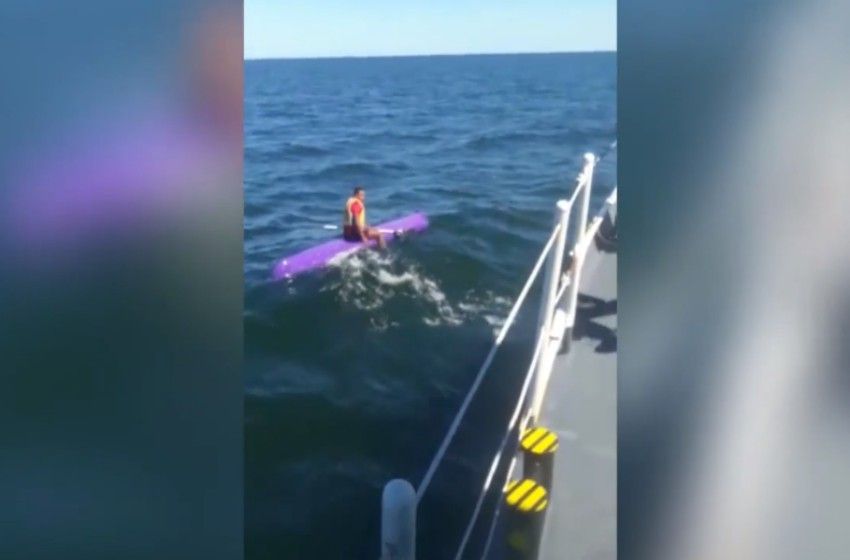 San Clemente: rescataron a un kayakista que estuvo dos días en el mar