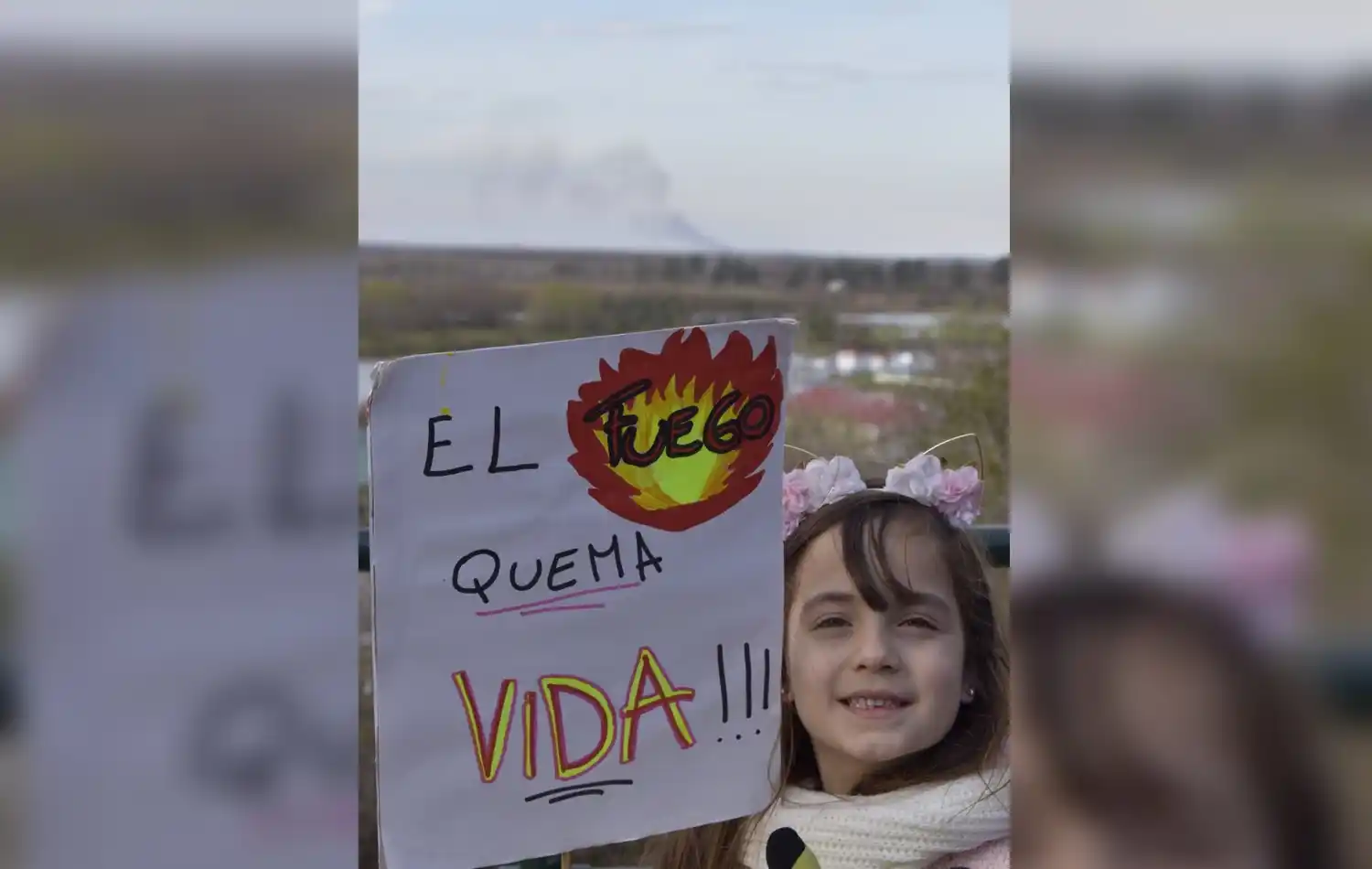 Conciencia Ecológica volvió a manifestarse contra los incendios en las islas