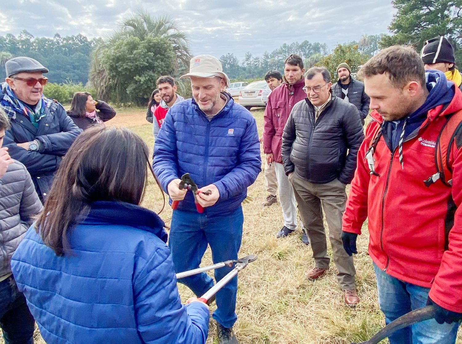 Capacitación laboral en poda de cítricos