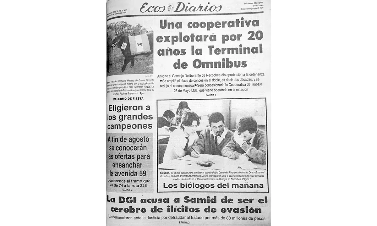 Sábado 10 de agosto de 1996