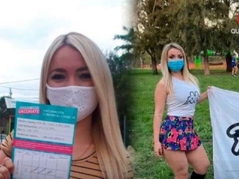 Despidieron a Purita, la becaria de 18 años que recibió la vacuna contra el Covid