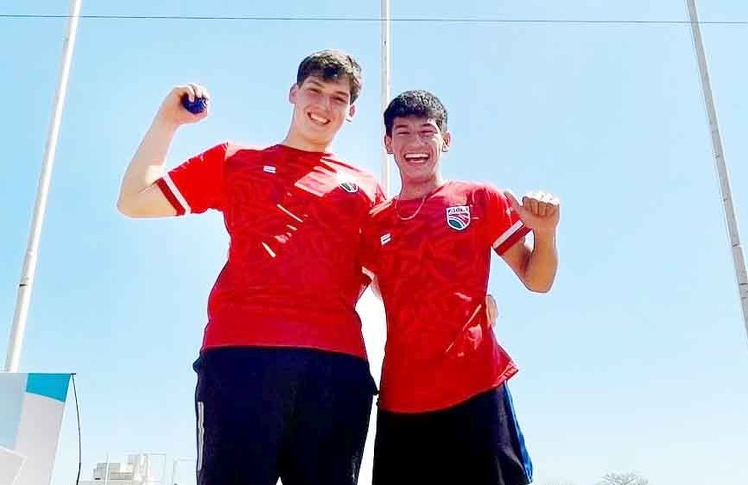 Integrantes de la escuela municipal de atletismo campeones argentinos