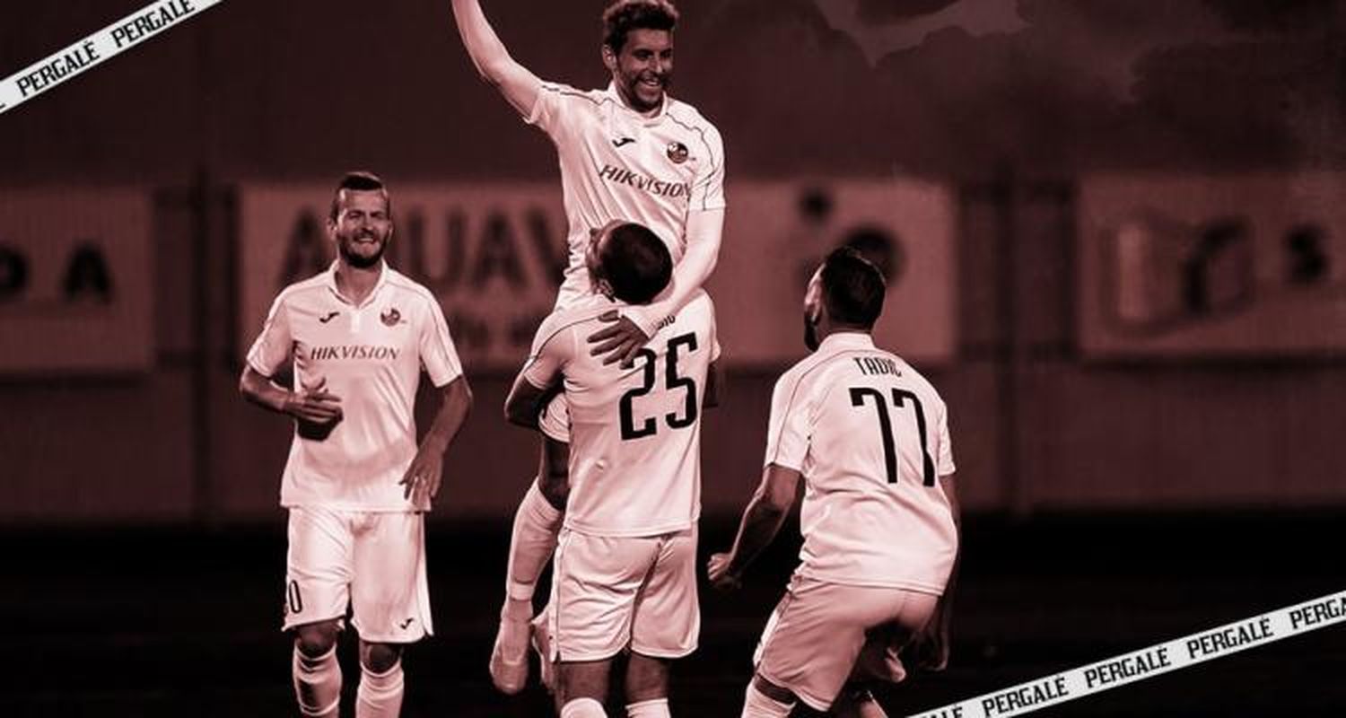 Nicolás Gorobsov marcó un golazo en su primer partido en la liga de Lituania, su equipo ganó y sigue puntero