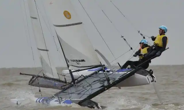 Romairone y Cittadini ganaron la tercera medalla dorada para la Argentina en yachting mixto