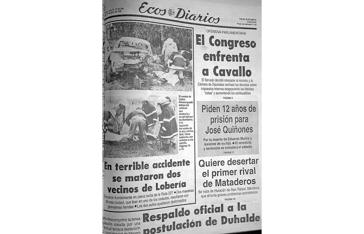 Jueves 18 de abril de 1996