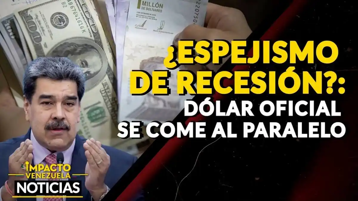 ¿ESPEJISMO DE RECESIÓN? Dólar oficial se come al paralelo – VIDEO