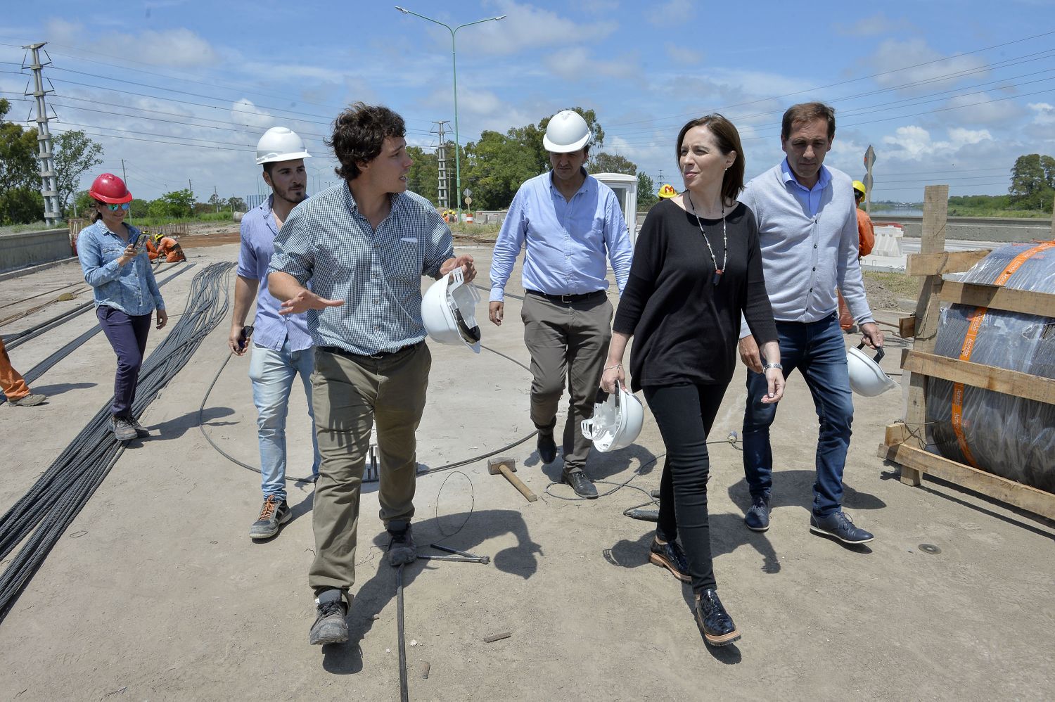 Vidal supervisó obras de infraestructura para evitar inundaciones en La Plata y Ensenada