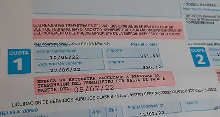 Los aumentos tarifarios empezarán a impactar en las boletas desde octubre