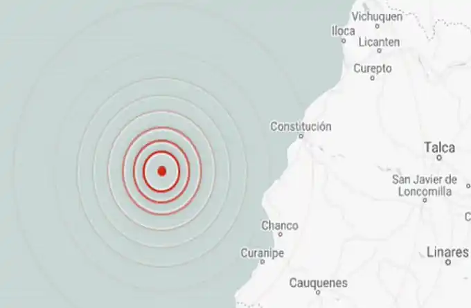 Chile: sismo de 6,6 grados sacudió la zona centro y sur