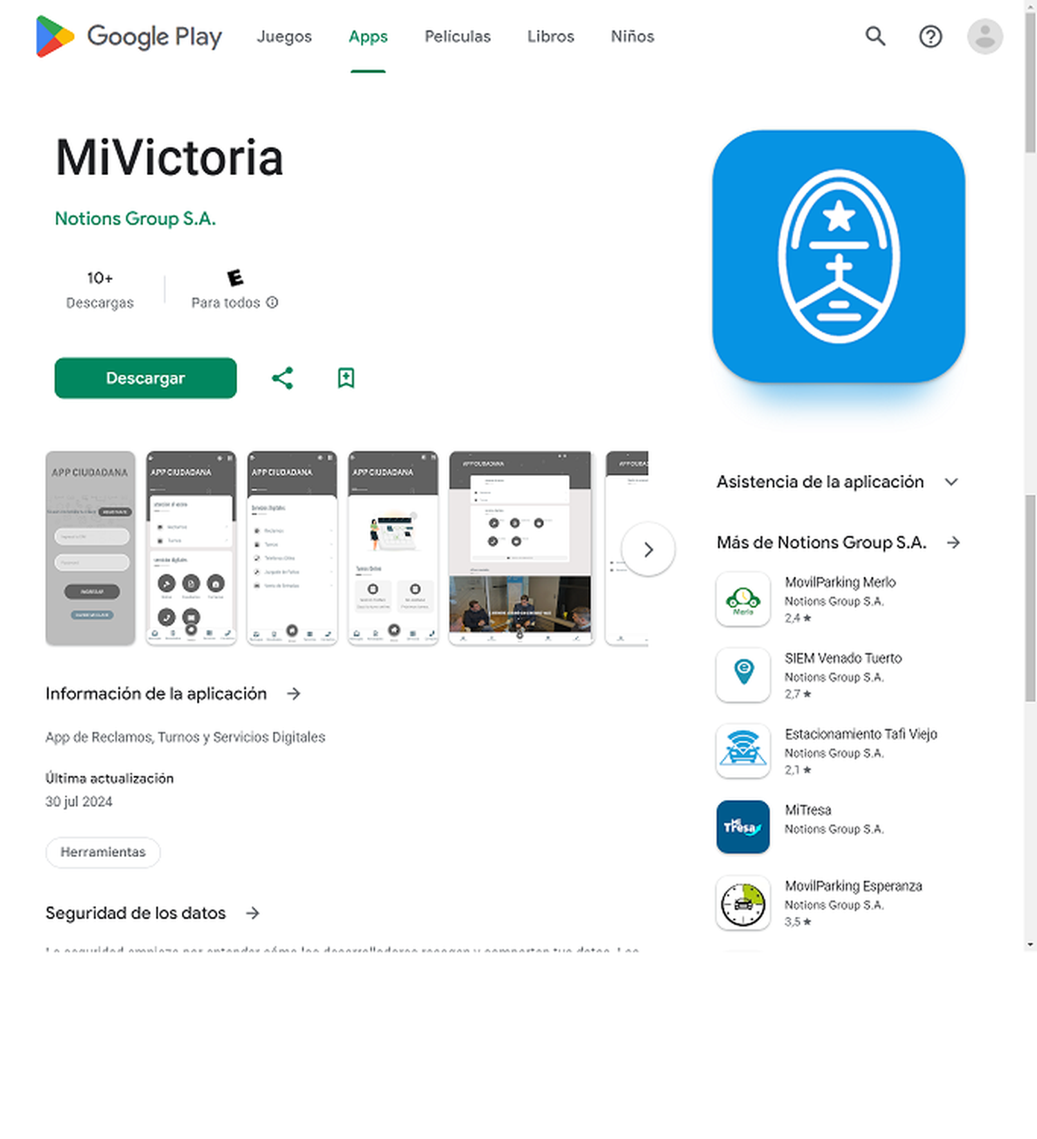 La App ‘Victoria Mi Ciudad’ es un avance tecnológico al servicio de la comunidad