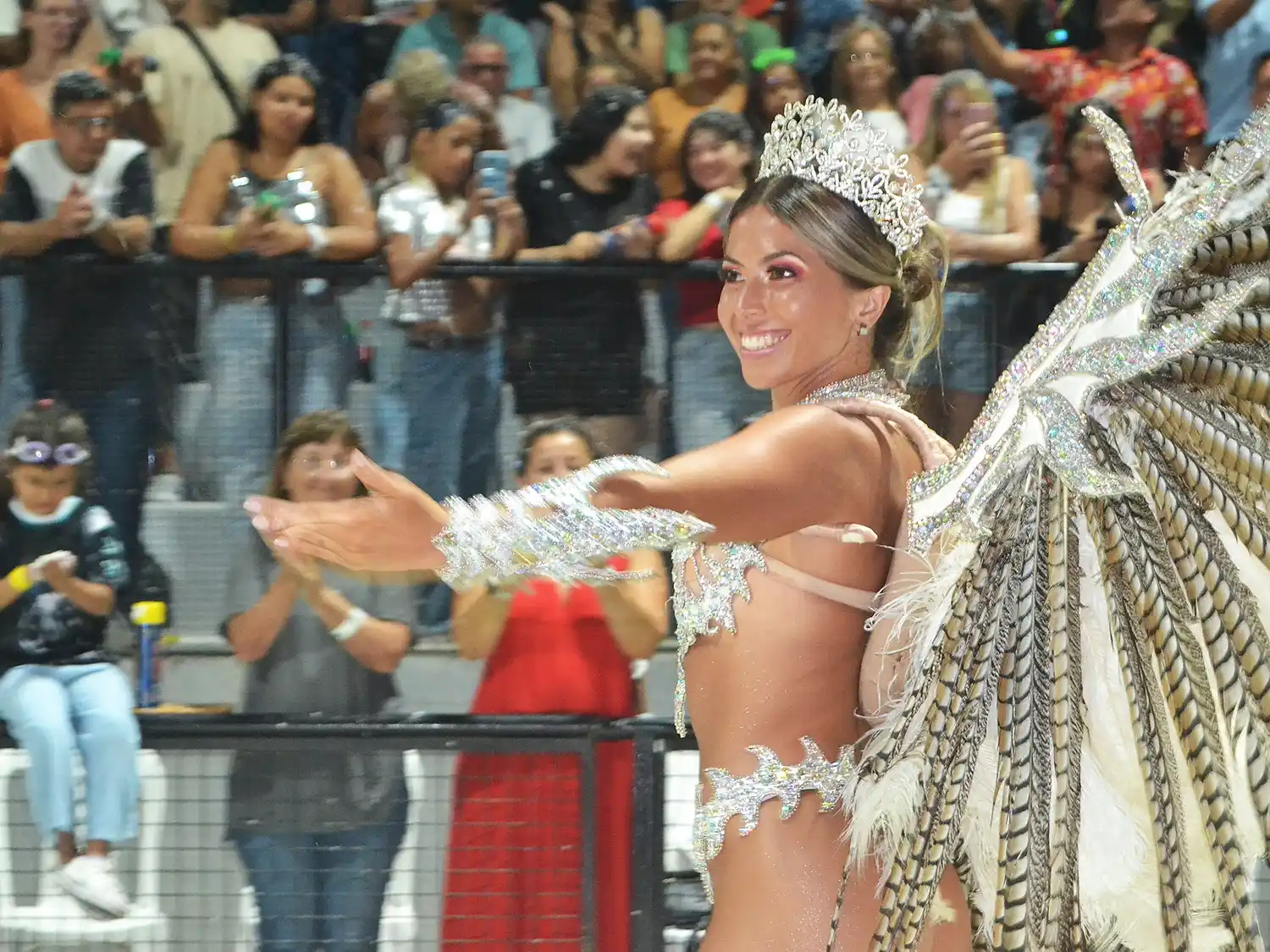 Yazmín Ramírez, reina de Sambá Verá.