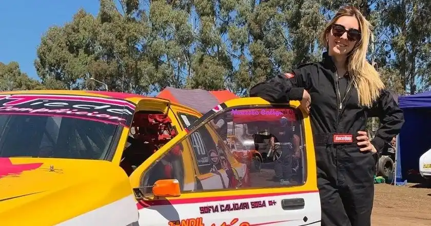 Sofía Caligari: “Muero por volver a subirme al auto”