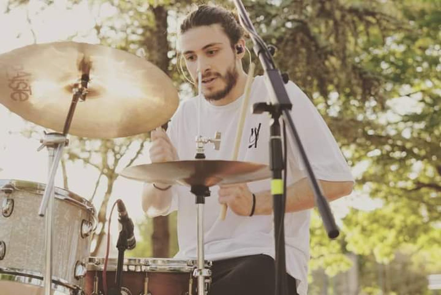 Hoy: Santiago Pintos, Huella de baterista