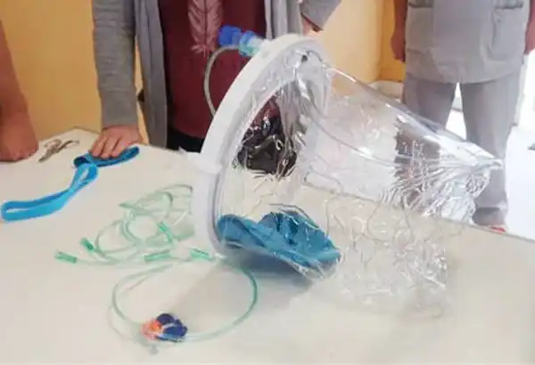 El Hospital Santa Rosa recibió cascos para ventilación no invasiva en pacientes con COVID-19