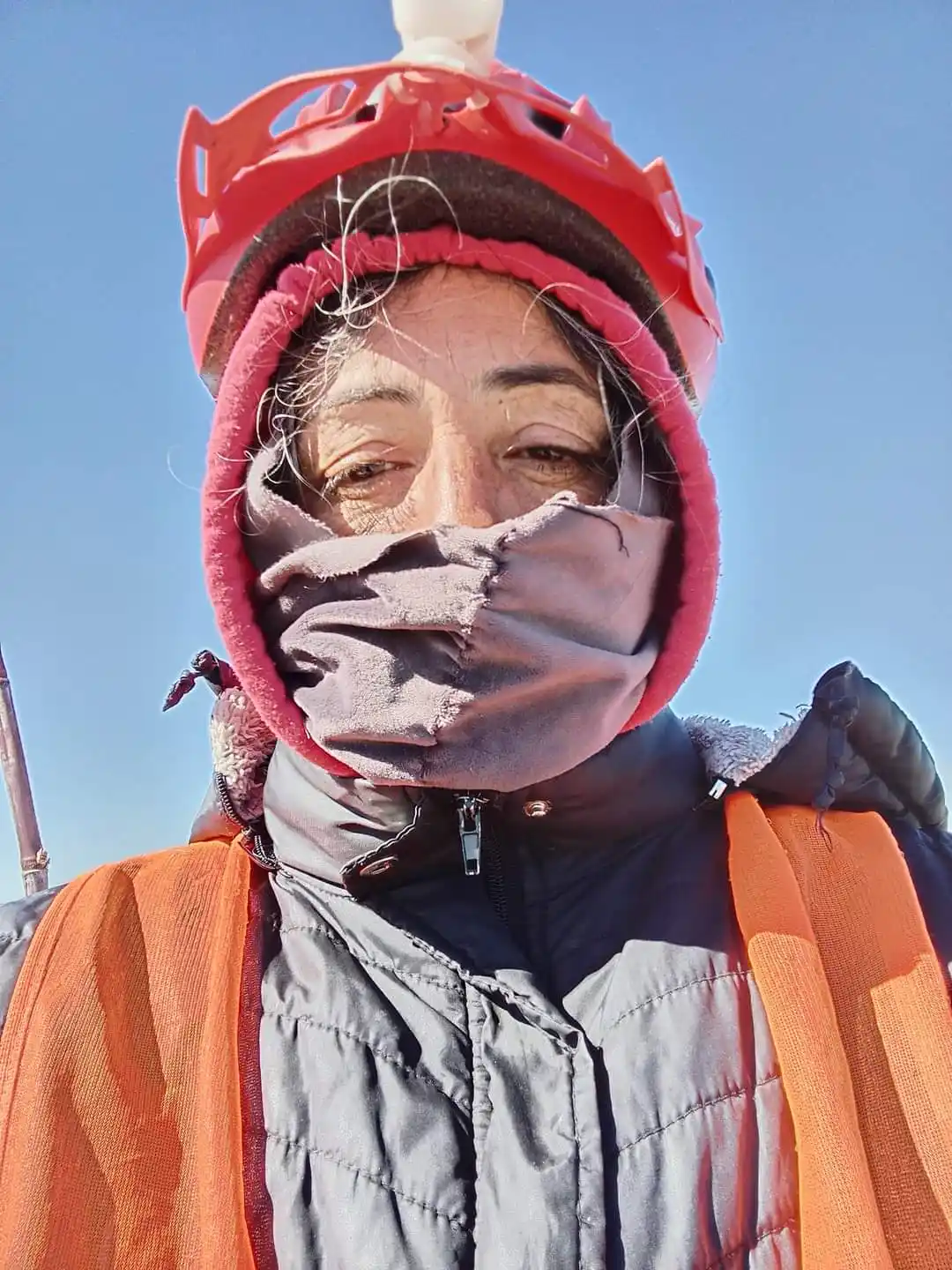 Teresita Cardoso lleva realizados unos 1.000 kilómetros en bicicleta