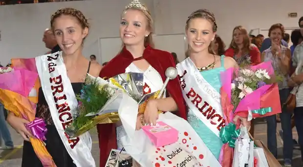 María Celeste Michel es la reina de la Fiesta del Inmigrante Alemán 