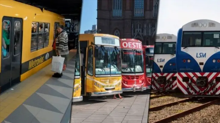 Ratifican paro del transporte para el feriado del 25 de mayo